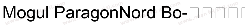 Mogul ParagonNord Bo字体转换